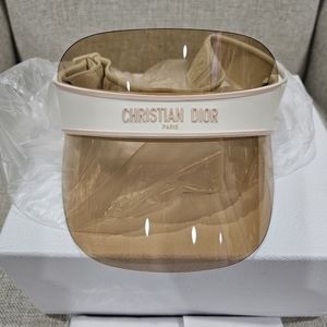 Dior Club V1u Logo Clear Visor